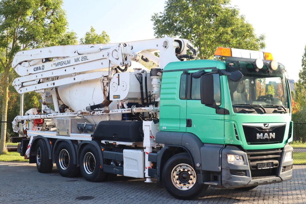 MAN TGS 35.500 | 8X4 | CIFA MK28 | LOW KM | EURO 6
