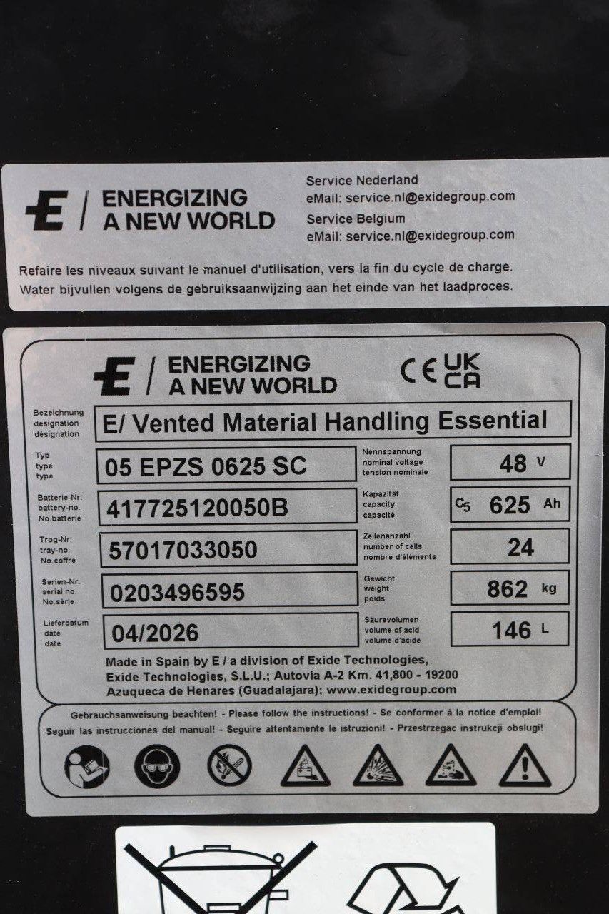 Battery Exide 05 EPZS 0625 SC 48V New