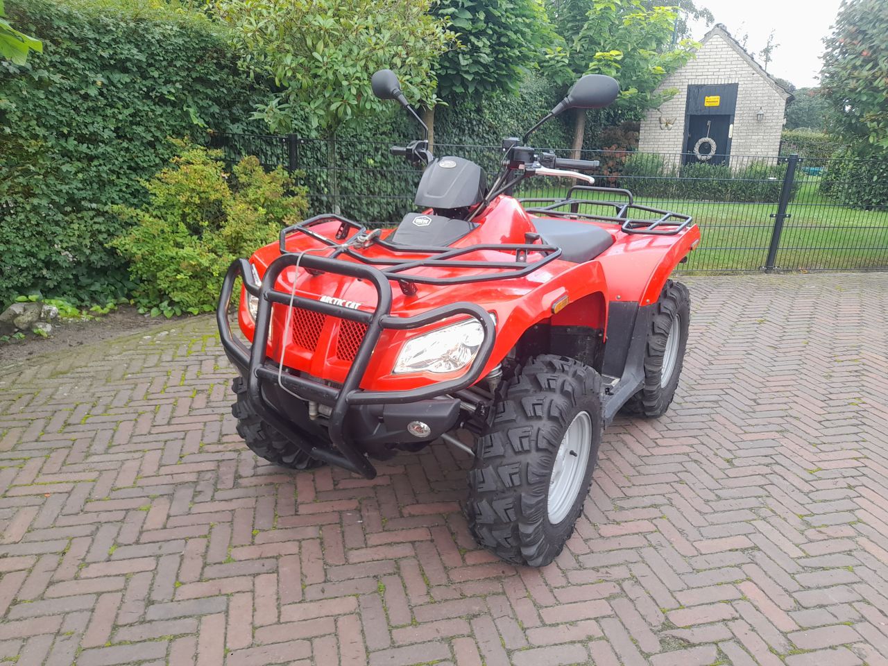 Arctic cat 400cc 4x4 trekhaak lier autokenteken