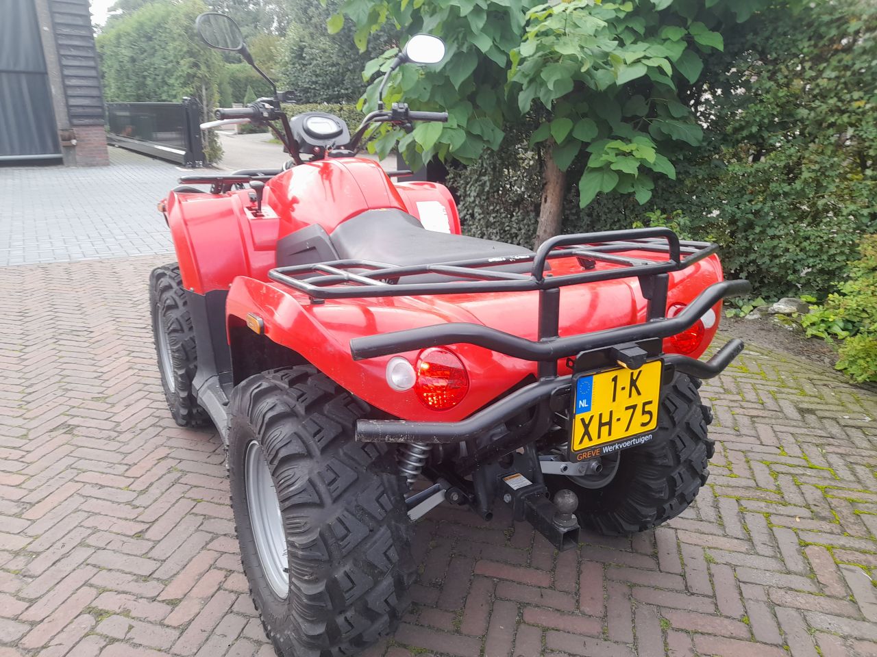 Arctic cat 400cc 4x4 trekhaak lier autokenteken
