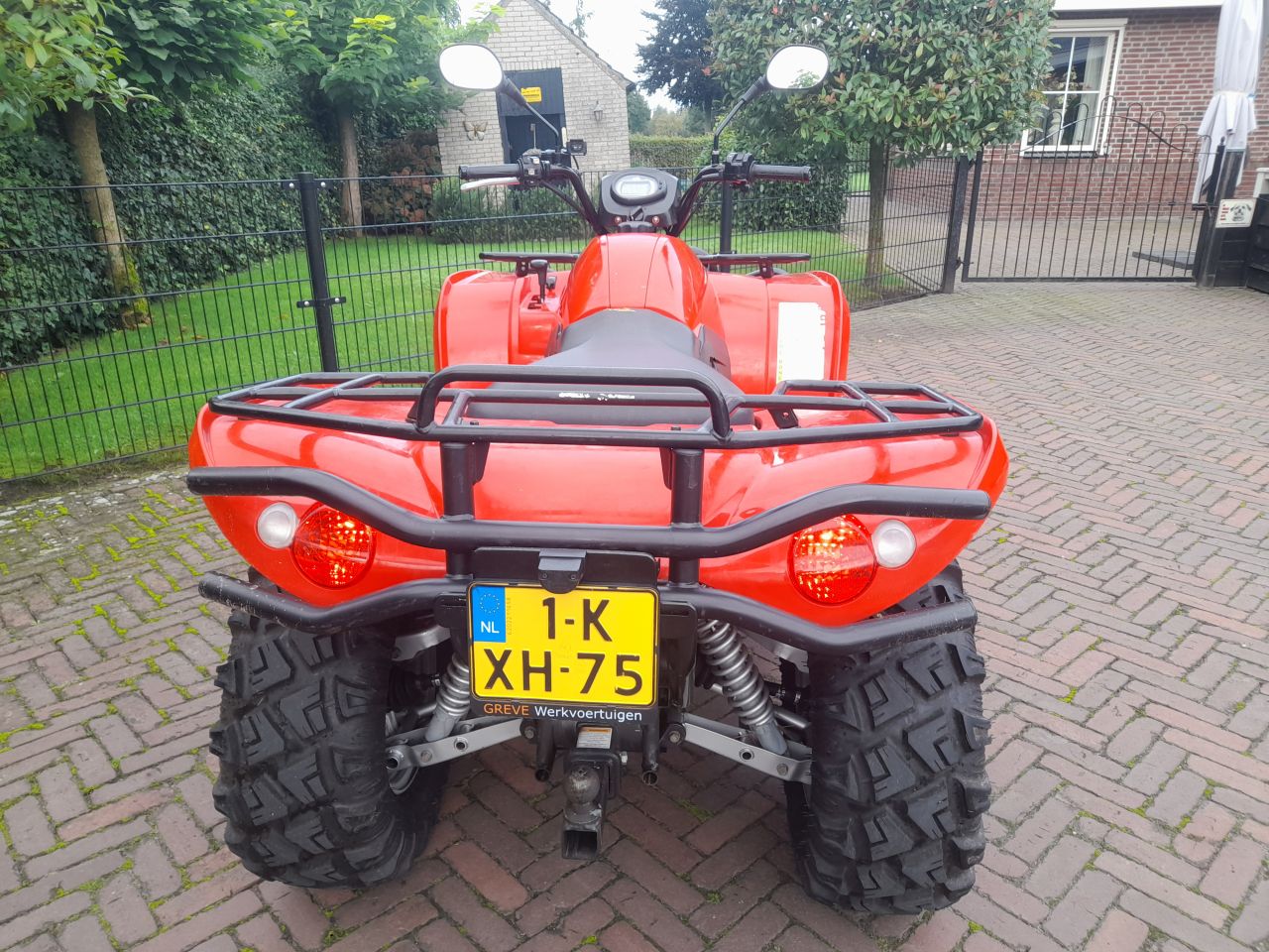 Arctic cat 400cc 4x4 trekhaak lier autokenteken