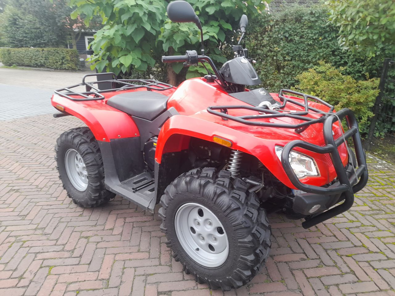 Arctic cat 400cc 4x4 trekhaak lier autokenteken