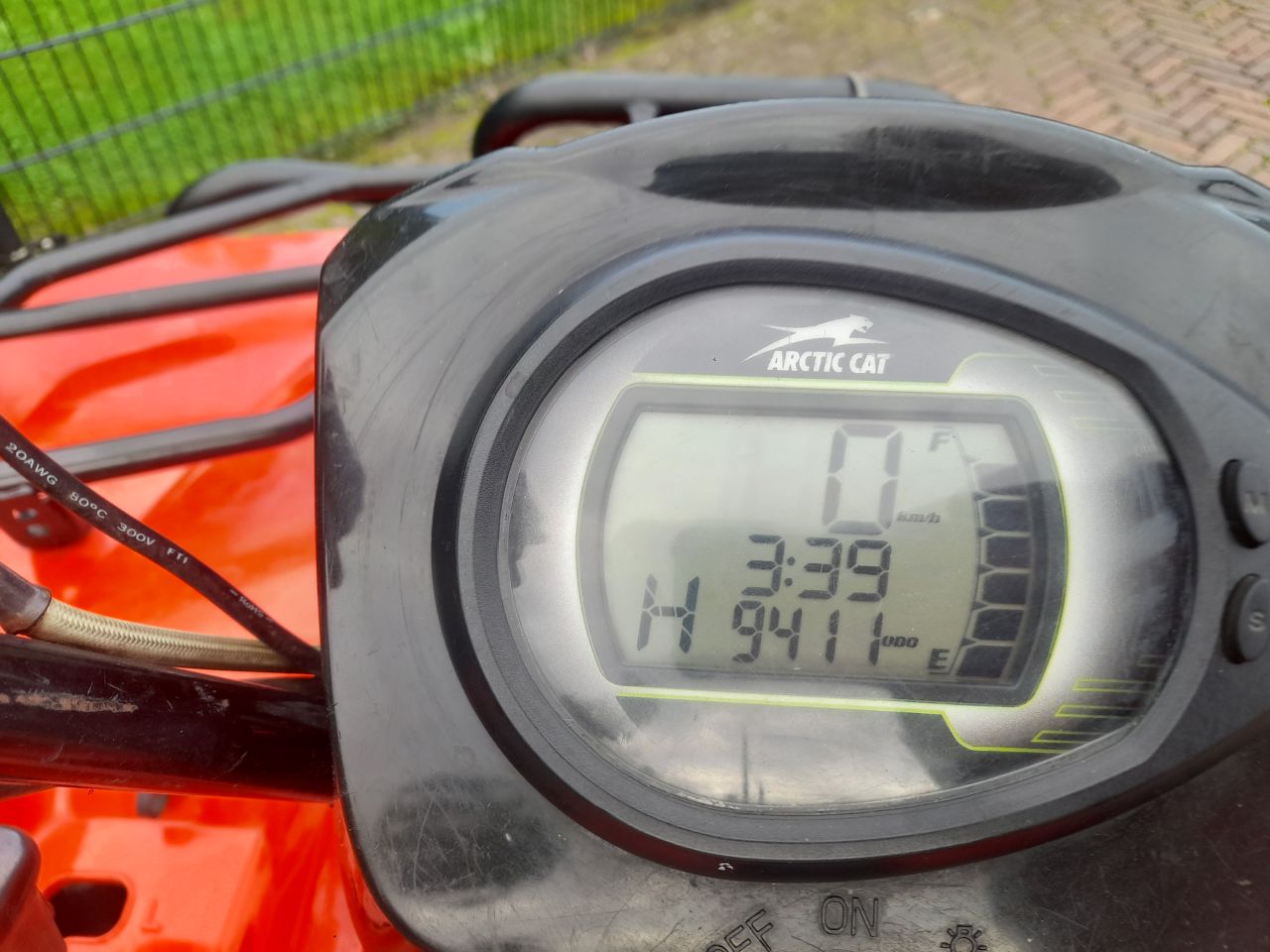Arctic cat 400cc 4x4 trekhaak lier autokenteken