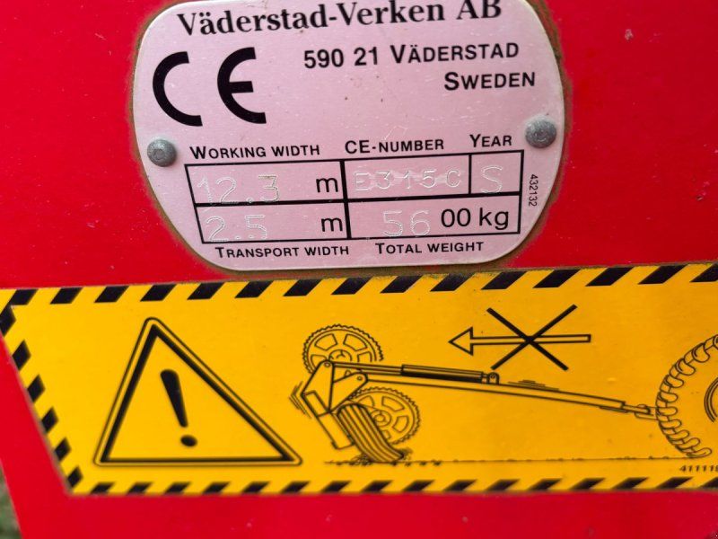 Väderstad 12,3 m tromle