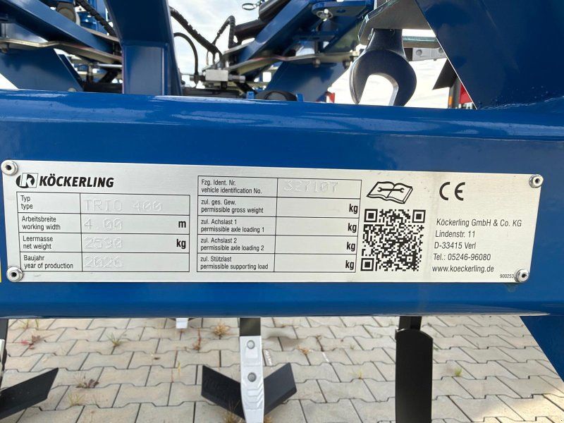Köckerling Trio 400 mit Steinsicherung