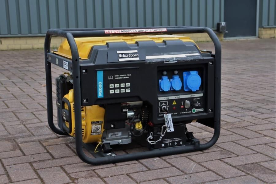 Atlas Copco P8000 Gasoline, 6.5 kVA
