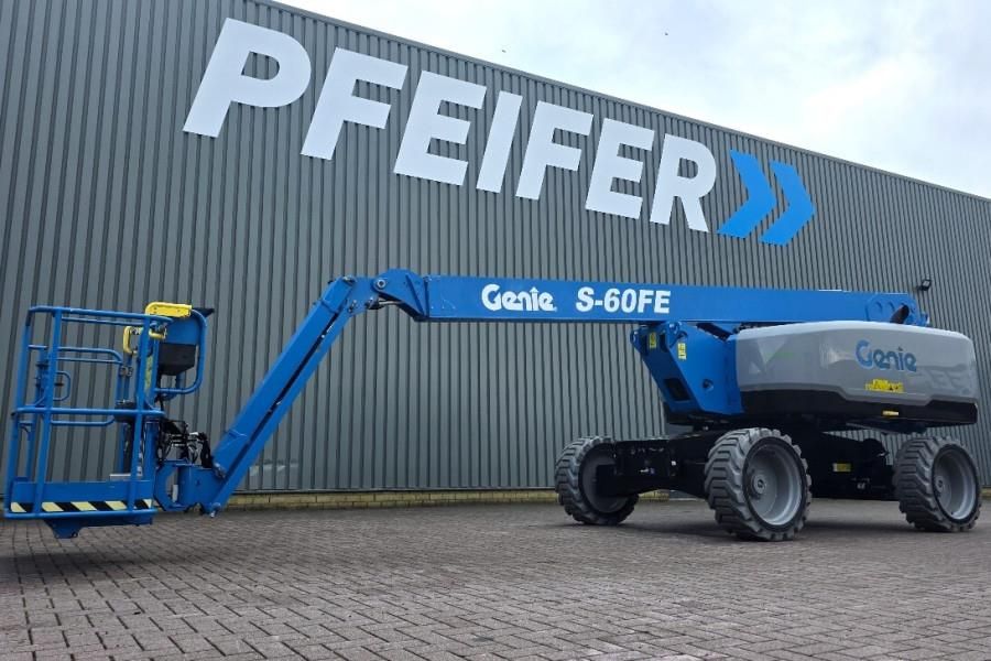 Genie S60FE Hybrid, 4x4 Drive, 20.6m Working Height, 12.