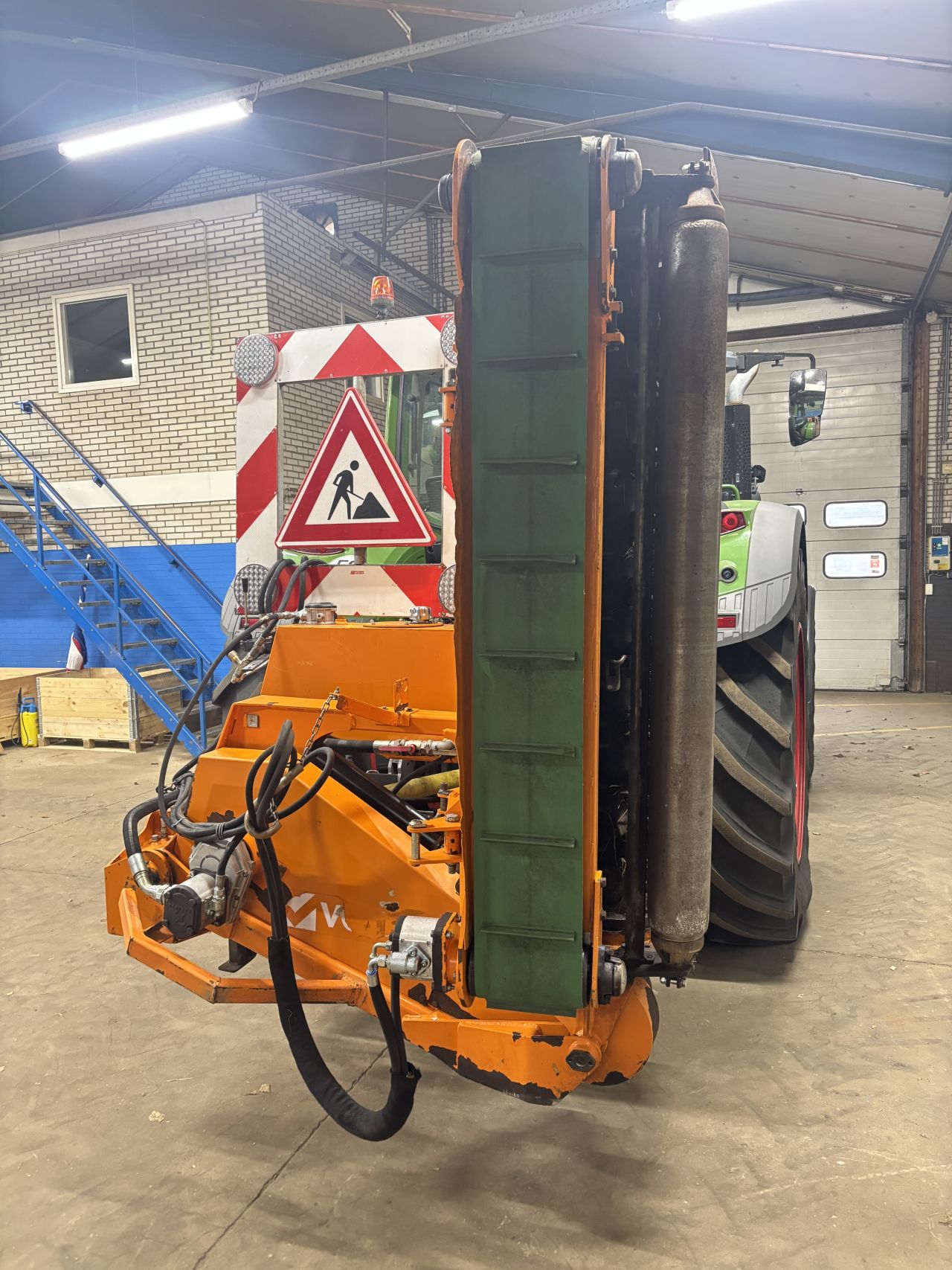 Votex jumbo flex 190 klepelmaaier met afvoerband