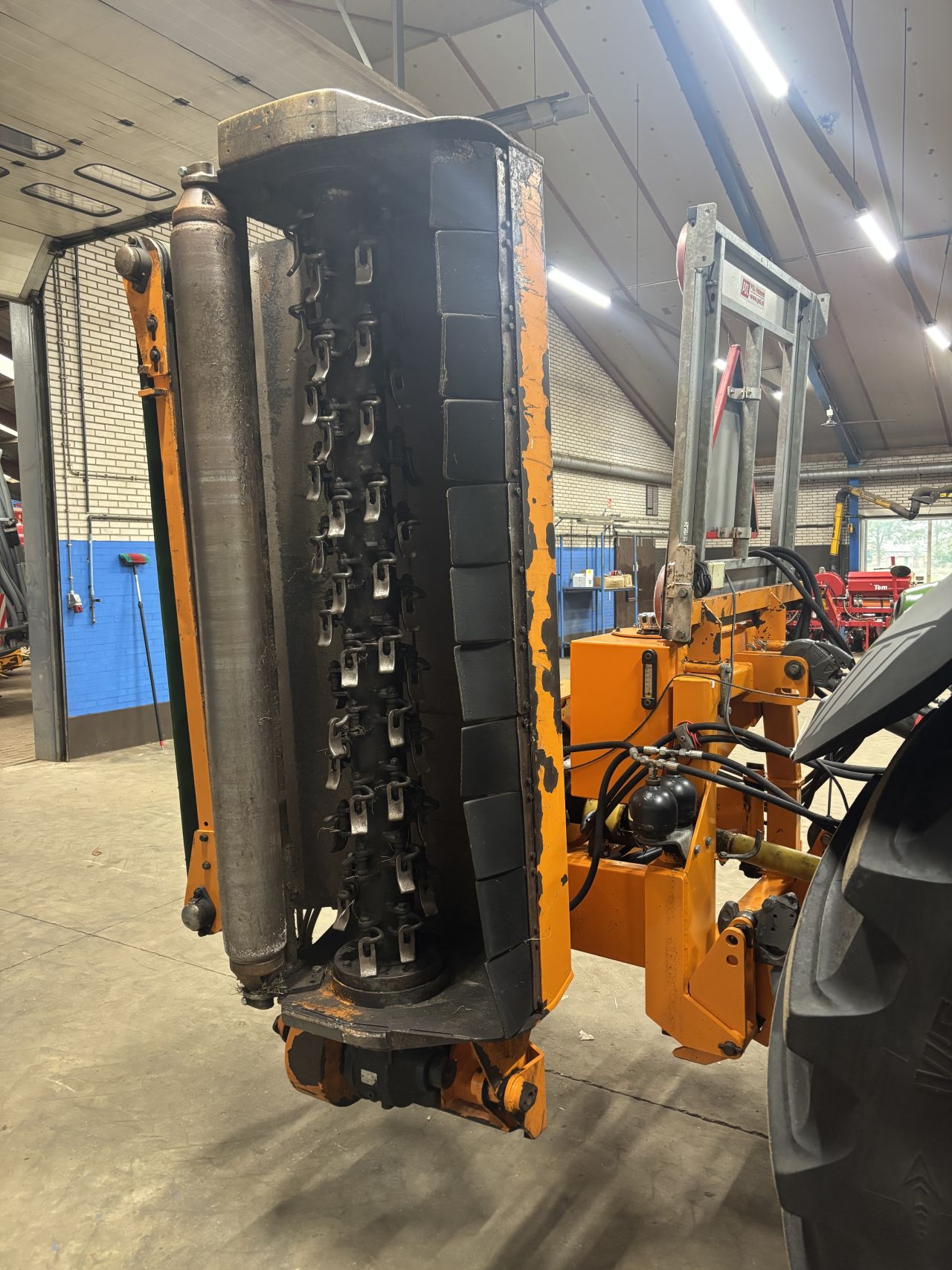 Votex jumbo flex 190 klepelmaaier met afvoerband