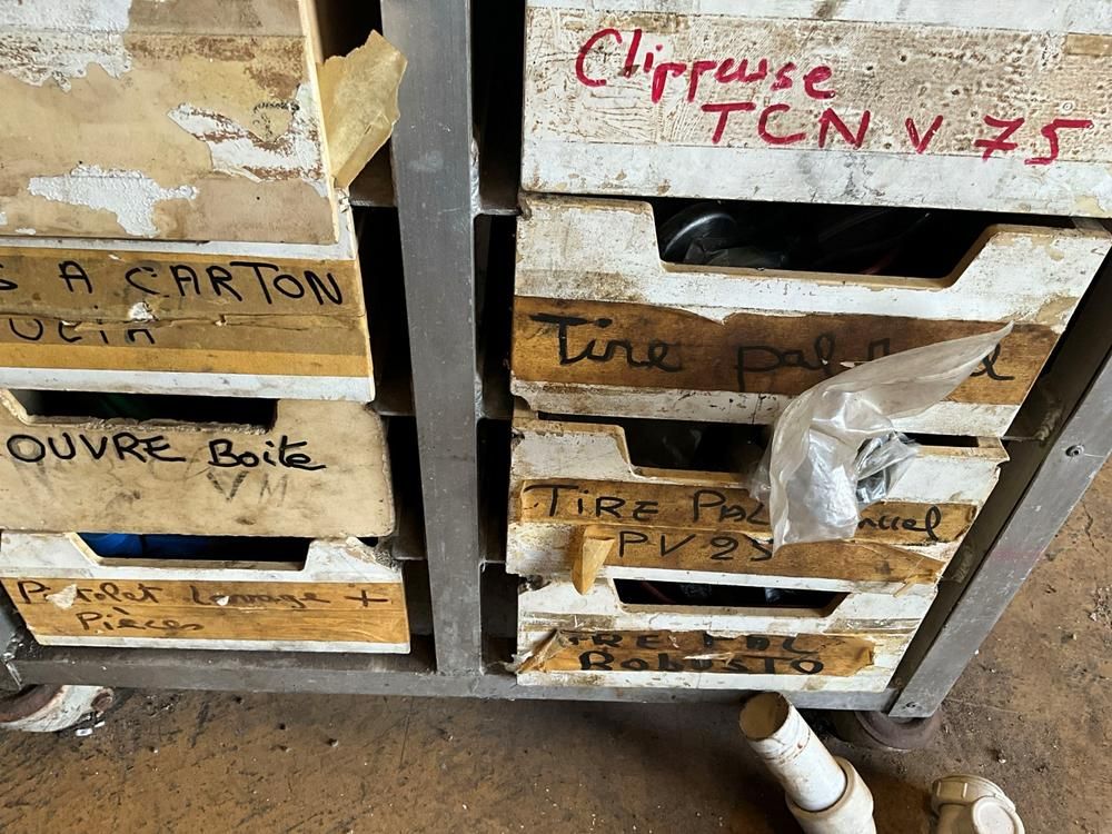Spare Parts Cabinet with Drawers