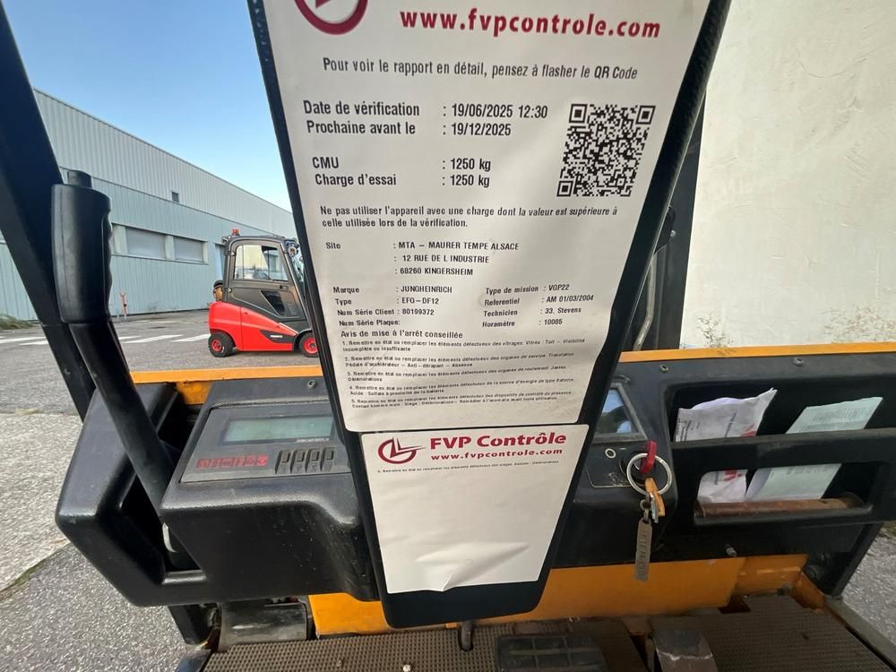 Jungheinrich EFG DF12 Forklift