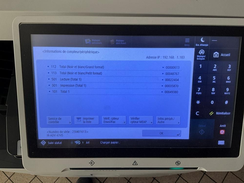 2020 Canon F177300 Multifunction Copier
