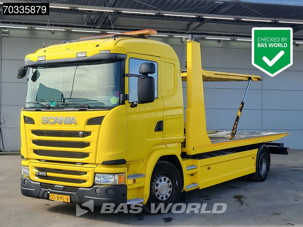 Scania G410 4X2 NL-Truck GS Meppel Abscheppwagen Recovery vehicle Winch Retarder Euro 6