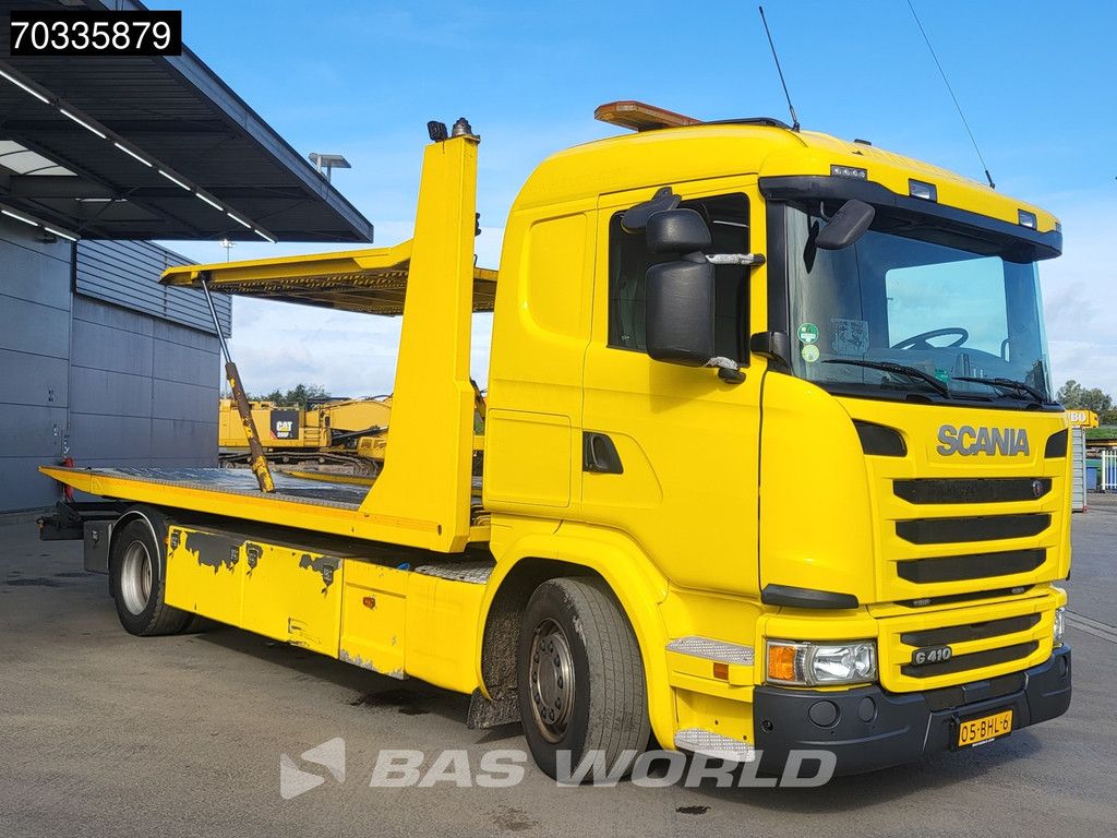 Scania G410 4X2 NL-Truck GS Meppel Abscheppwagen Recovery vehicle Winch Retarder Euro 6