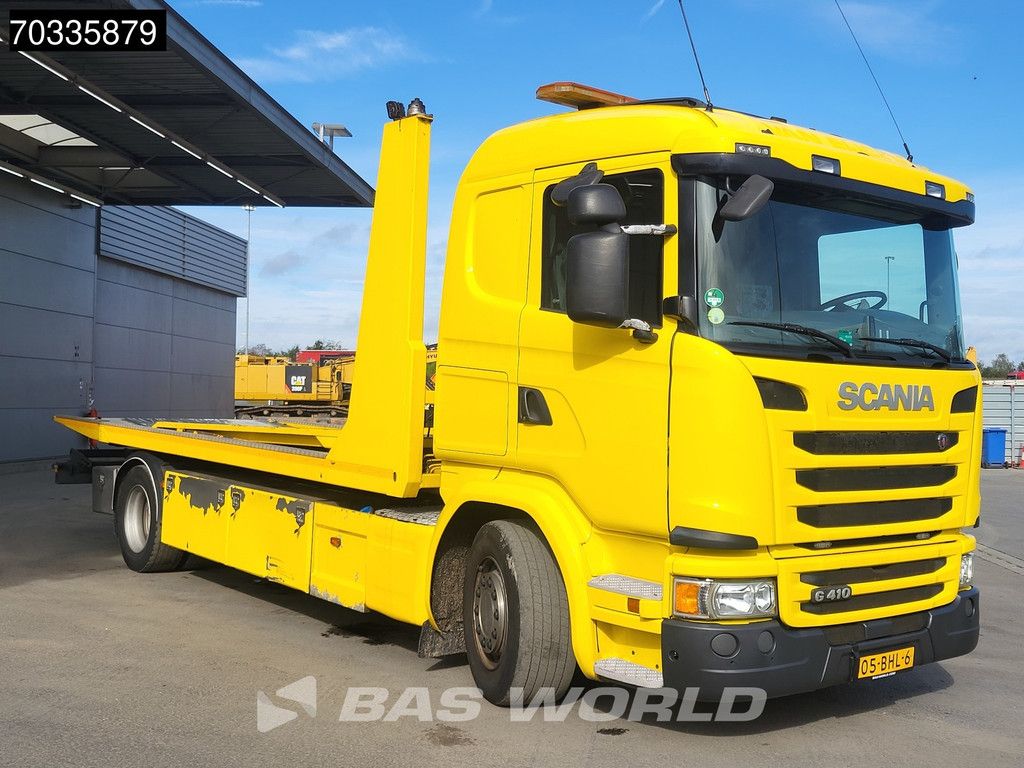 Scania G410 4X2 NL-Truck GS Meppel Abscheppwagen Recovery vehicle Winch Retarder Euro 6