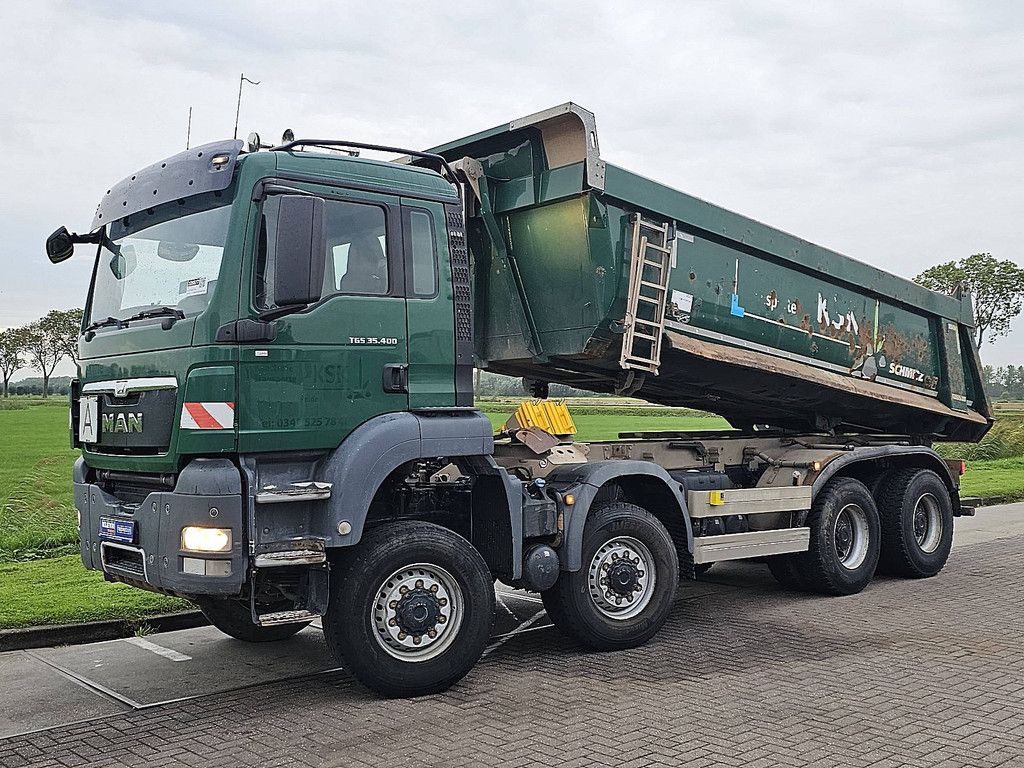 M.A.N. 35.400 TGS schmitz mulde 8x6