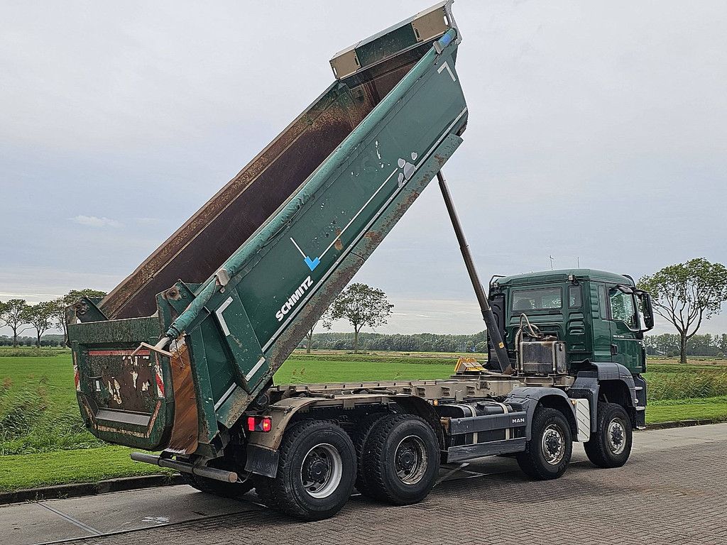 M.A.N. 35.400 TGS schmitz mulde 8x6