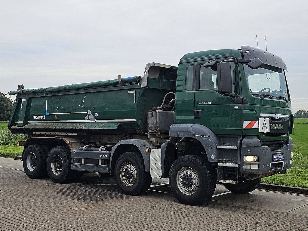 M.A.N. 35.400 TGS schmitz mulde 8x6