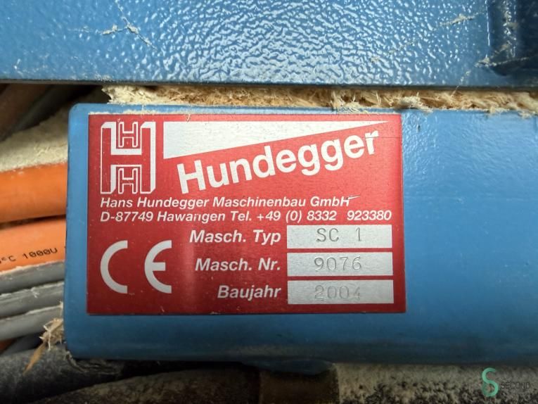 Automatic crosscut saws Hundegger SC1 2004 CE certificate