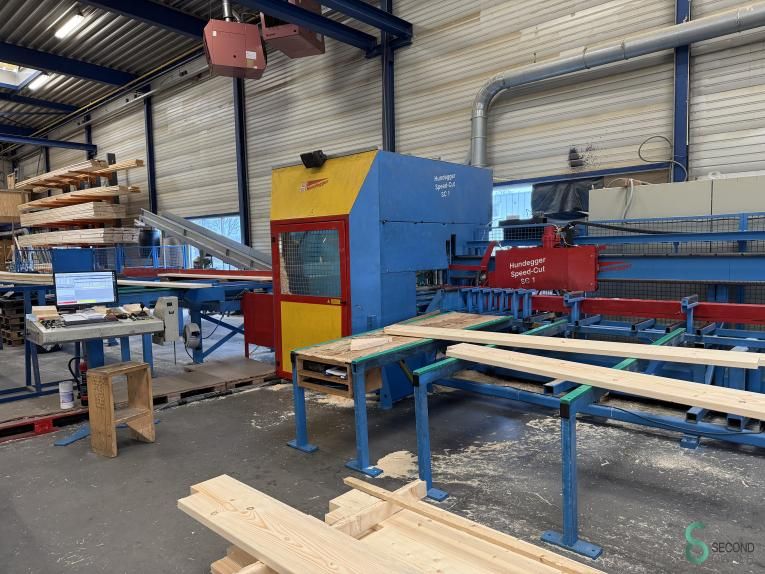 Automatic crosscut saws Hundegger SC1 2004 CE certificate