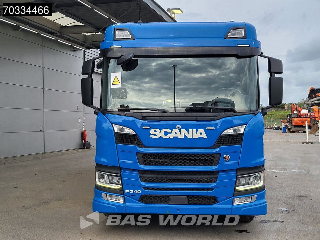 Scania P P340 6X2 CNG ENGINE! 20m3 NTM garbage truck steering axle Retarder Euro 6