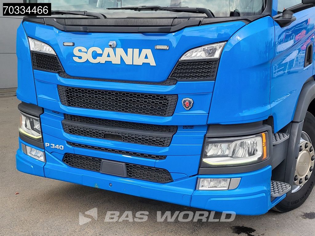 Scania P P340 6X2 CNG ENGINE! 20m3 NTM garbage truck steering axle Retarder Euro 6