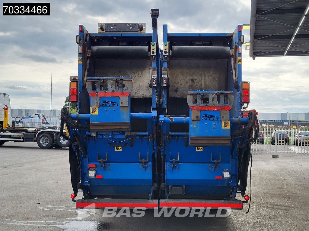 Scania P P340 6X2 CNG ENGINE! 20m3 NTM garbage truck steering axle Retarder Euro 6