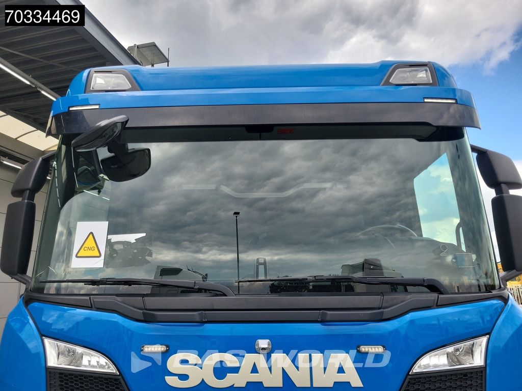 Scania P P340 6X2 CNG ENGINE! 20m3 NTM garbage truck steering axle Retarder Euro 6