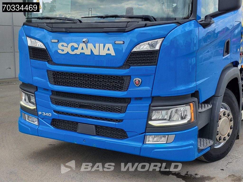 Scania P P340 6X2 CNG ENGINE! 20m3 NTM garbage truck steering axle Retarder Euro 6