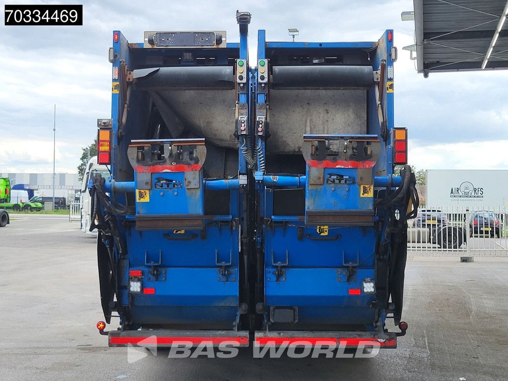 Scania P P340 6X2 CNG ENGINE! 20m3 NTM garbage truck steering axle Retarder Euro 6