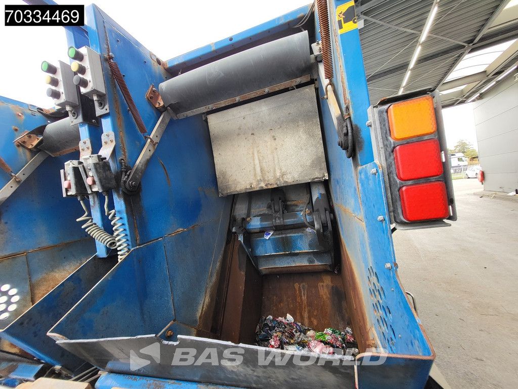 Scania P P340 6X2 CNG ENGINE! 20m3 NTM garbage truck steering axle Retarder Euro 6