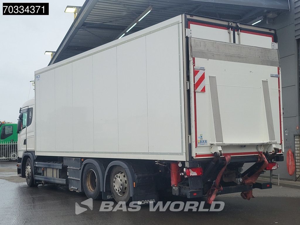 Scania G410 6X2 BROKEN ENGINE! NOT DRIVEABLE Frigoblock FK25L 2000kg Ladebordwand Lift-Axle Euro 6