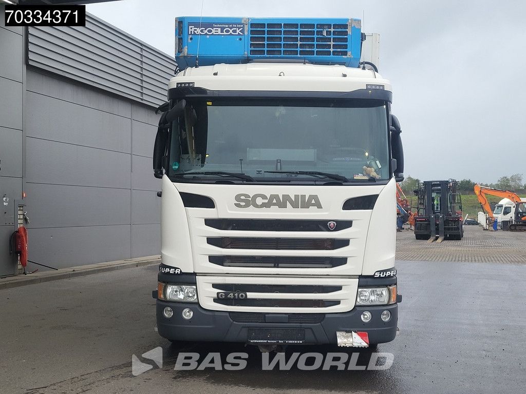Scania G410 6X2 BROKEN ENGINE! NOT DRIVEABLE Frigoblock FK25L 2000kg Ladebordwand Lift-Axle Euro 6