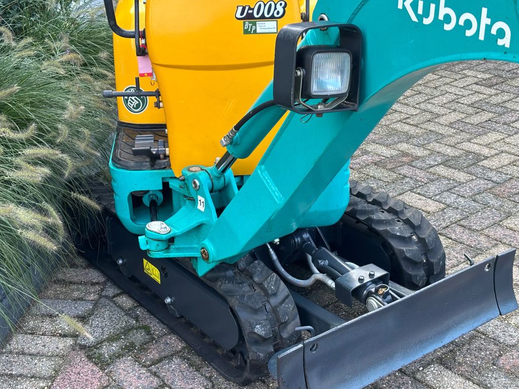 Kubota U-008 gebruikte minigraver 008 3cil Diesel
