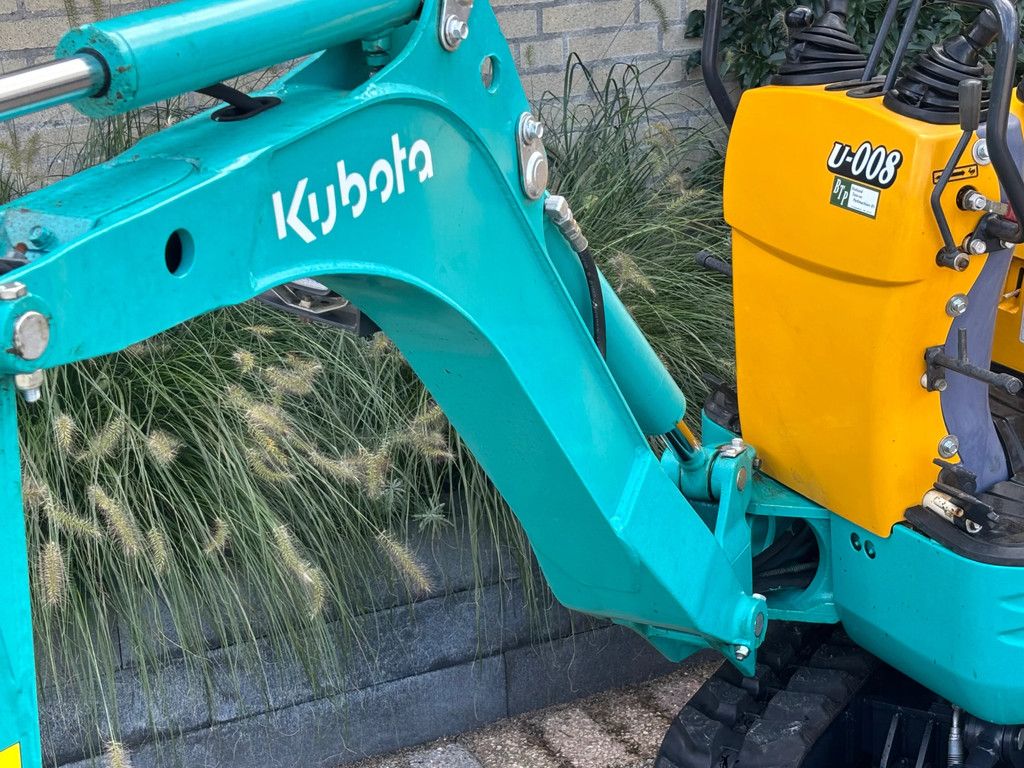 Kubota U-008 gebruikte minigraver 008 3cil Diesel
