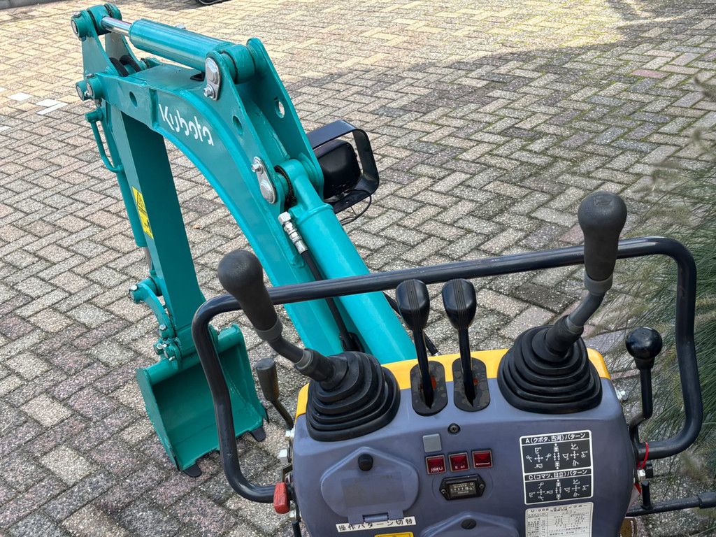 Kubota U-008 gebruikte minigraver 008 3cil Diesel