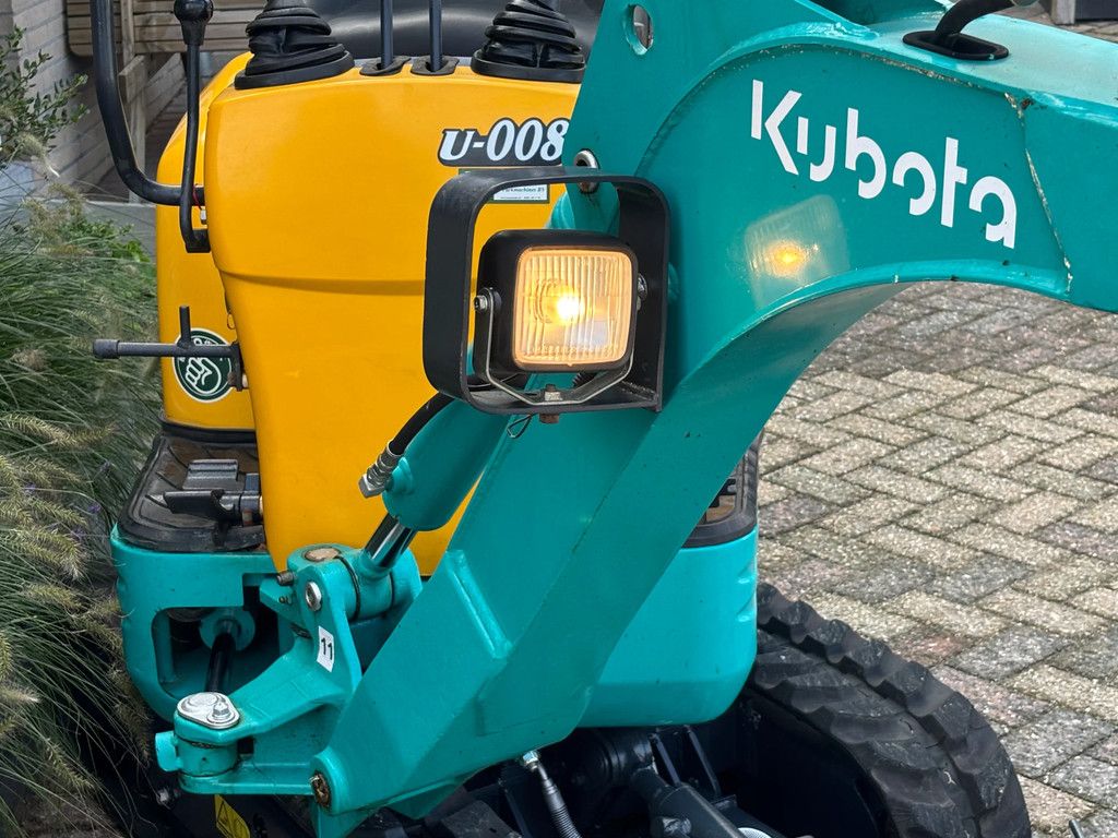 Kubota U-008 gebruikte minigraver 008 3cil Diesel