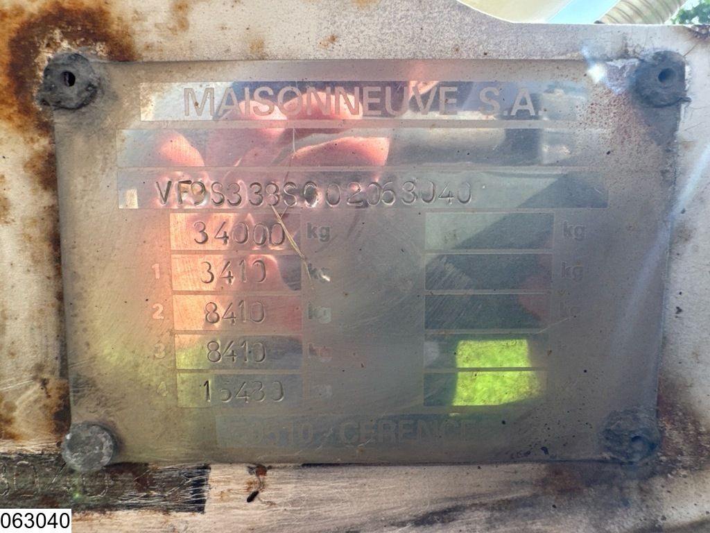 Maisonneuve gas 50.028 Liter, LPG GPL gas tank, Gaz, 1 Compartment