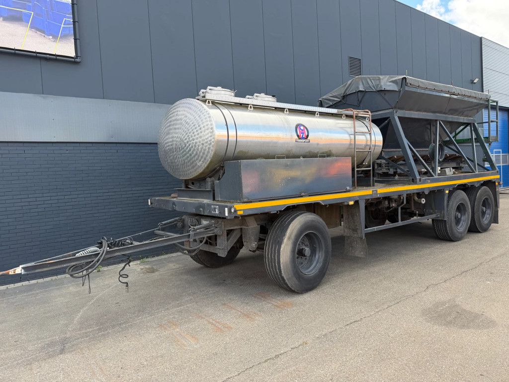 Floor FLA-10-181 Wegenbouw Splitverdeler + RVS Tank Hatzmotor 3 asser