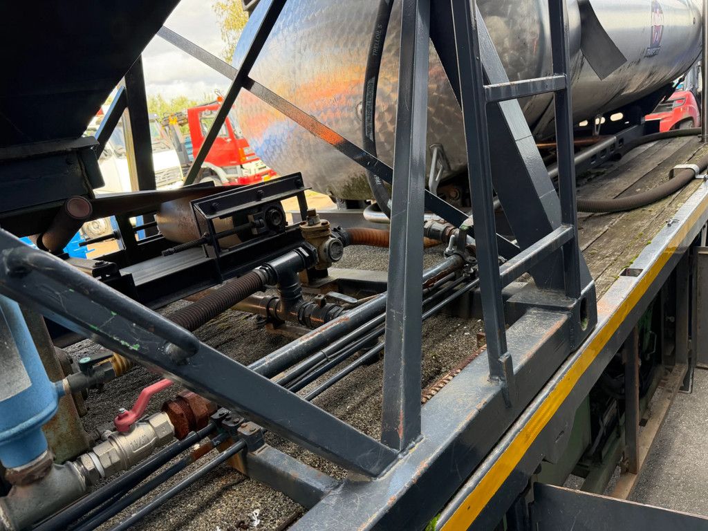 Floor FLA-10-181 Wegenbouw Splitverdeler + RVS Tank Hatzmotor 3 asser