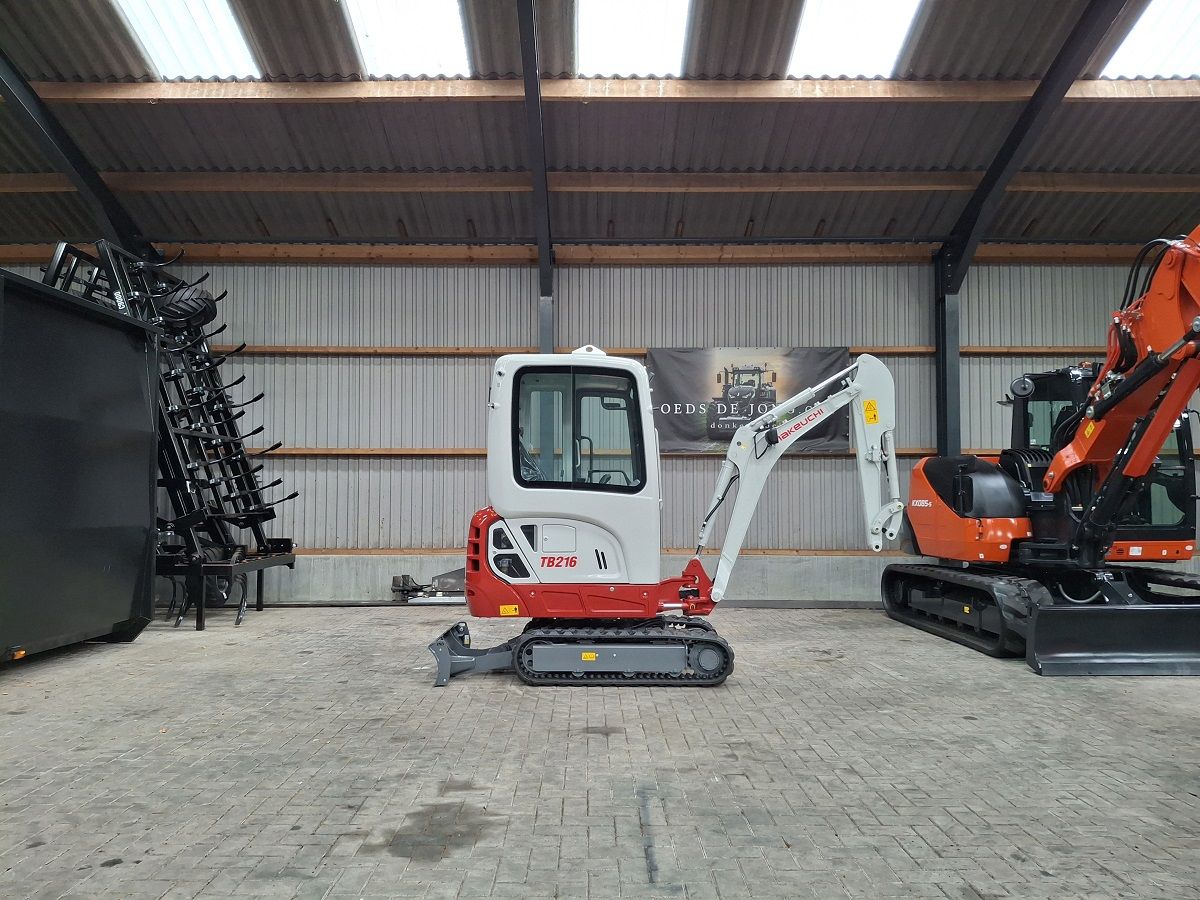 Takeuchi TB216, minigraver, minikraan, BJ2026, Nieuw!