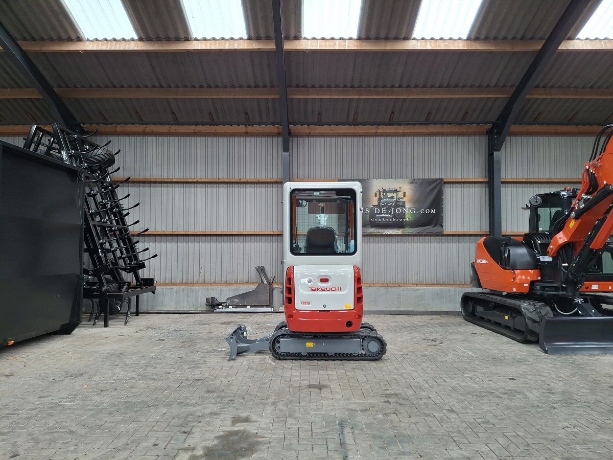 Takeuchi TB216, minigraver, minikraan, BJ2026, Nieuw!