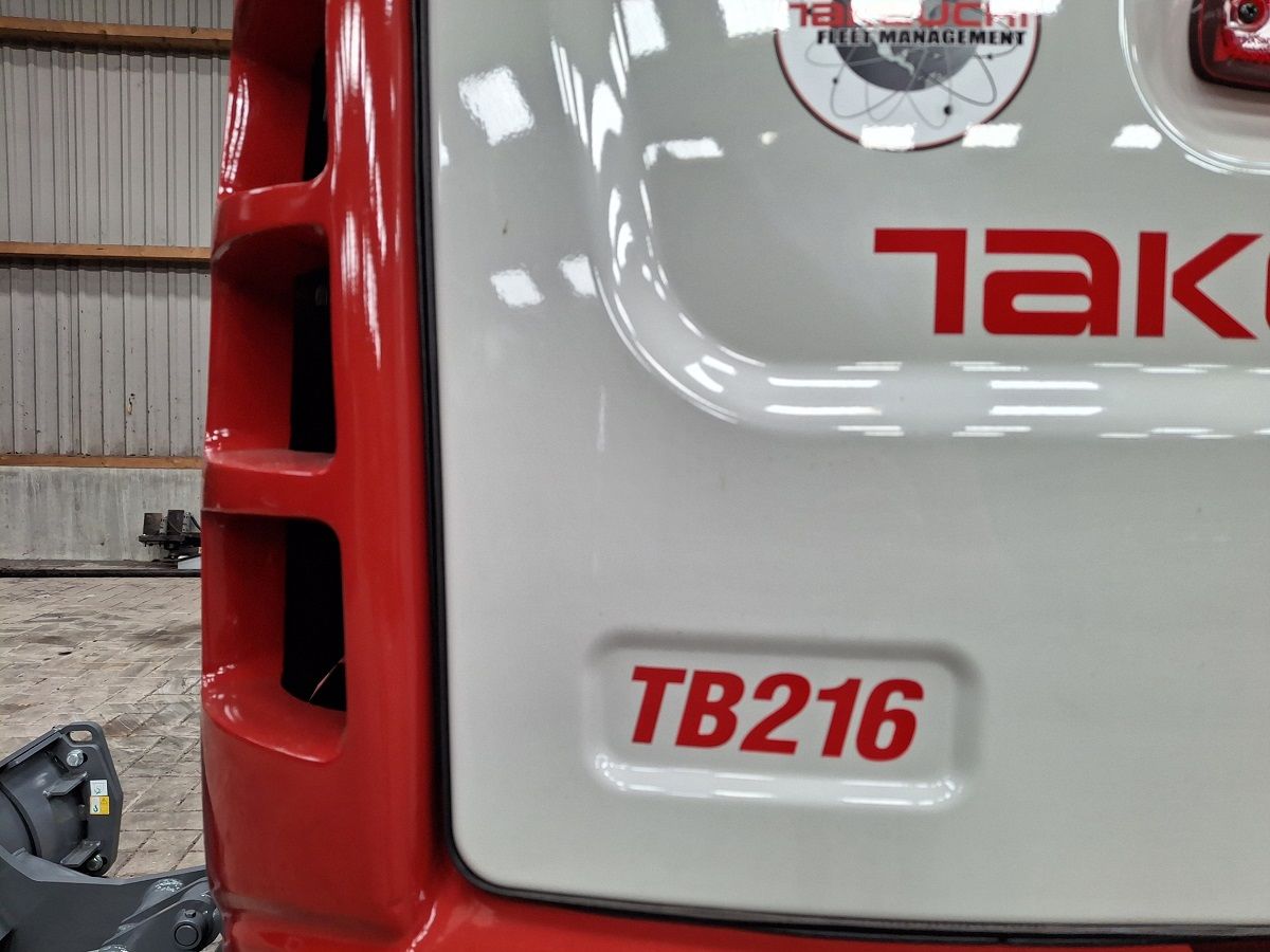 Takeuchi TB216, minigraver, minikraan, BJ2026, Nieuw!