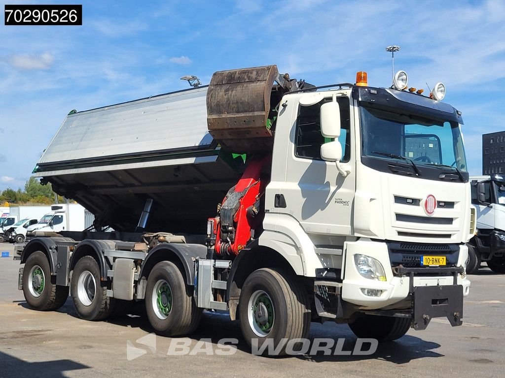 TATRA 8P6R43/Phoenix Tatra Phoenix 8X6 NL-Truck HMF 1943Z Crane87800 17m3 HSW Big-Axle Steering-Axle 8x6 Automatic Euro 6