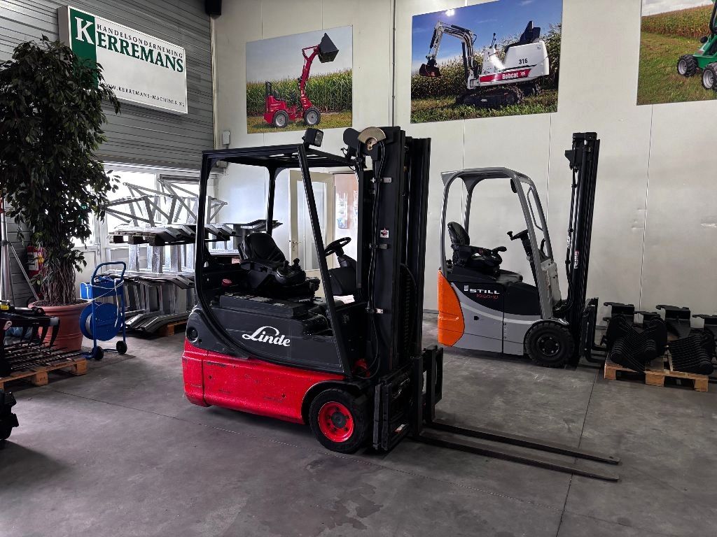 LINDE E14-2 elektrische heftruck TRIPLO / FREELIFT / SIDESHIFT