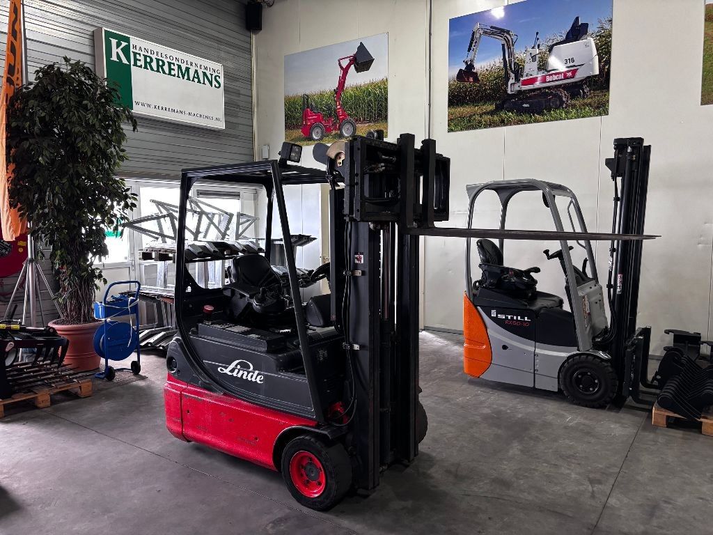 LINDE E14-2 elektrische heftruck TRIPLO / FREELIFT / SIDESHIFT