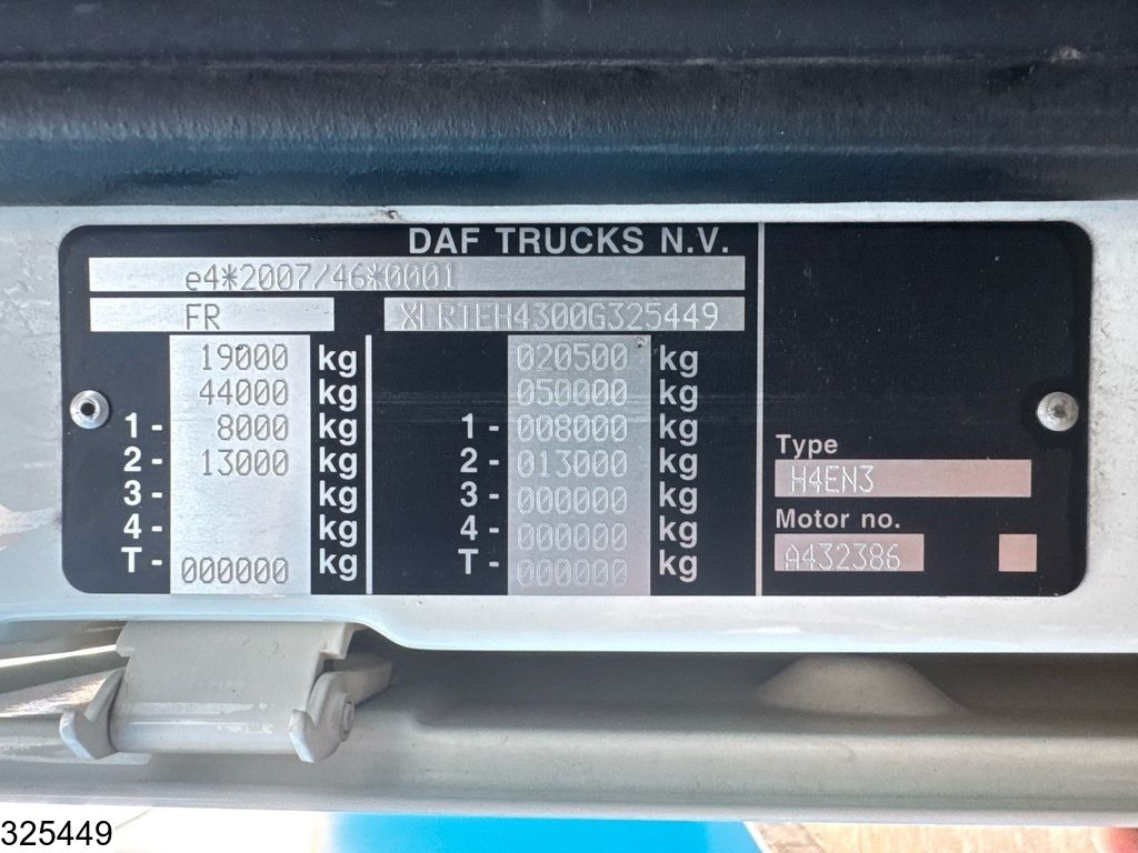 DAF XF 480 EURO 6, ACC
