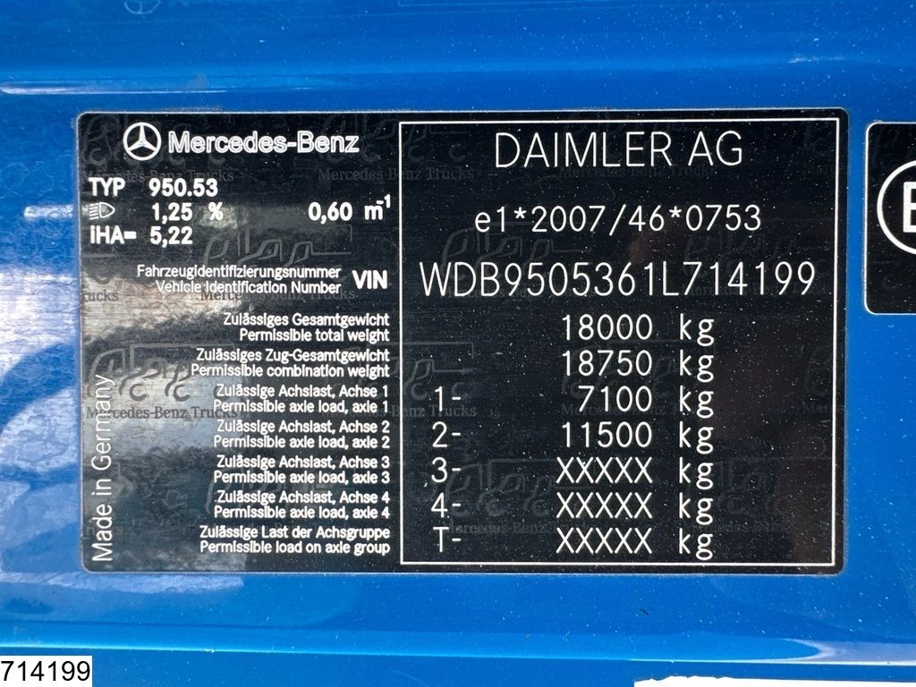 Mercedes Axor 1824 EURO 5, Manual transmission
