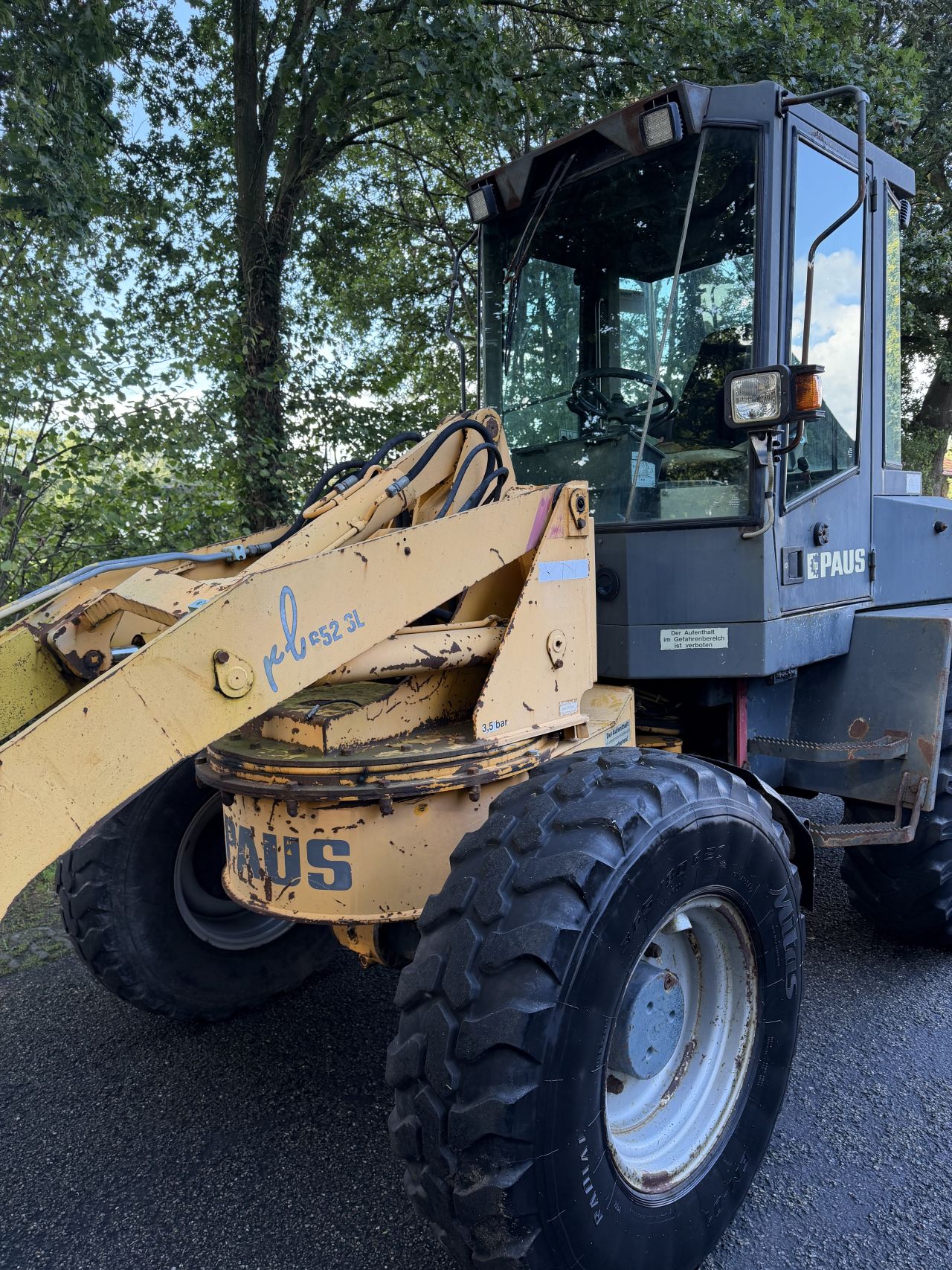 Paus 652 SL zwenklader shovel