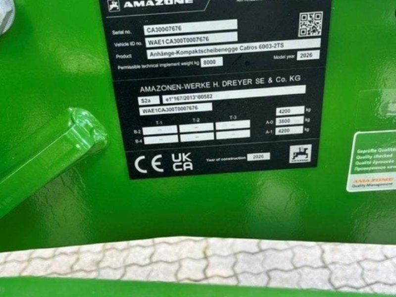 Amazone CATROS+ 6003-2TS